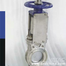 Cuerpo de acero fundido Cl125 / Cl150 Wafer Knife Gate Valve